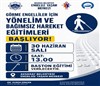 Aksaray’da Görme Engelli Bireylere Bağımsız Hareket ve Beyaz Baston Eğitimi Verildi