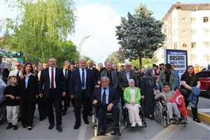 Aksaray’da Engelliler Haftası kapsamında farkındalık yürüyüşü düzenlendi