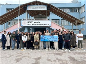 ASÜ Özel Eğitim Topluluğu Fidan Dikme ve Sanat Etkinlikleri Düzenledi